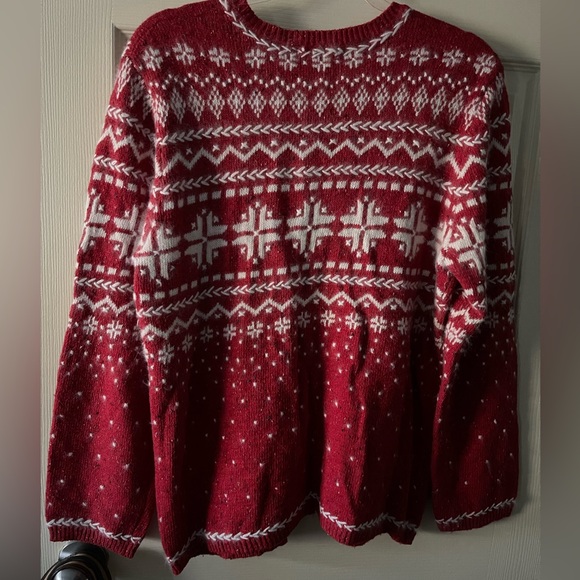 Coldwater Creek Christmas Cardigan - Picture 4 of 4